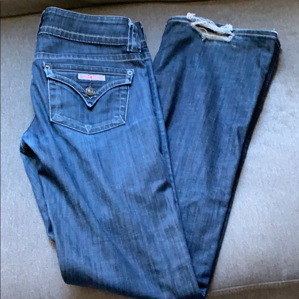 Hudson Flare Jeans distressed 27 x 33